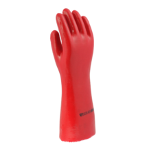 Guante PVC Rojo Liviano 40CM