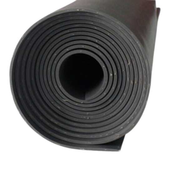 Goma en Plancha Natural Negra 2 Tela 1000mm