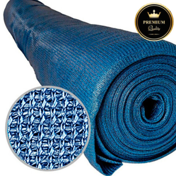 Media Sombra 90% Premium 4.2mts Azul