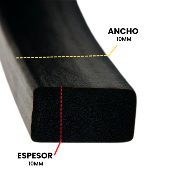 Burlete Denso 10mm Espesor