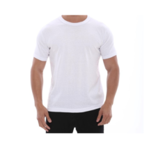 Remera Algodón Manga Corta Blanca