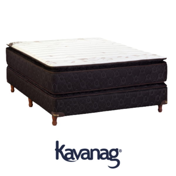 Colchón & Sommiers Resorte Platino C/Pillow TOP 140 x 190