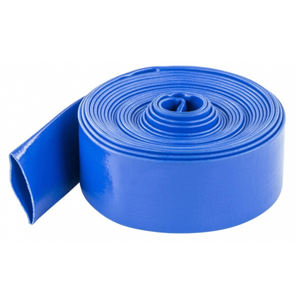 Manga Pvc Riego Plana C/Tela Azul 5 Bar Rehau