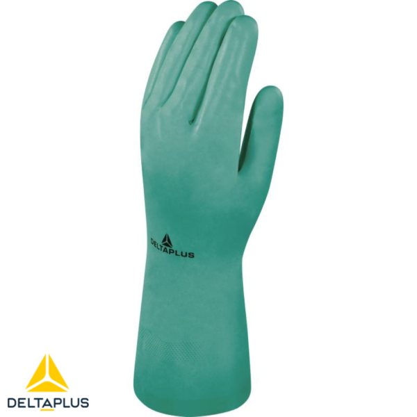 Guantes en Nitrilo con Interior Flocado de Algodón Ve801 Deltaplus