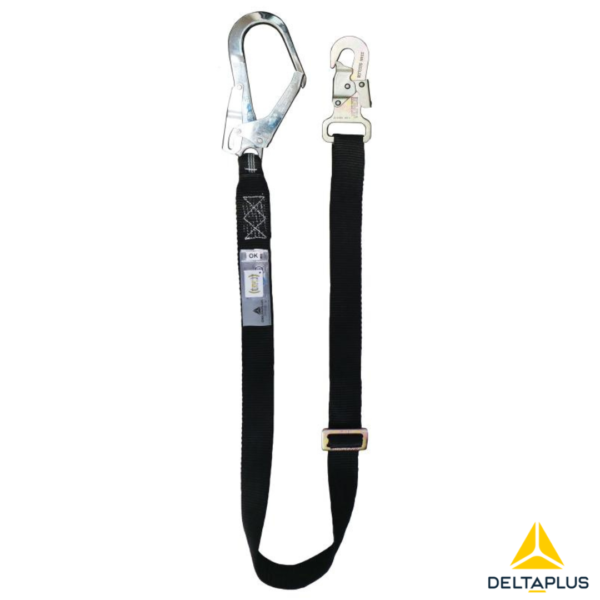 Cabo Anticaídas de 1.5m en Cinta C/Mosquetón de 18mm CV21A Deltaplus