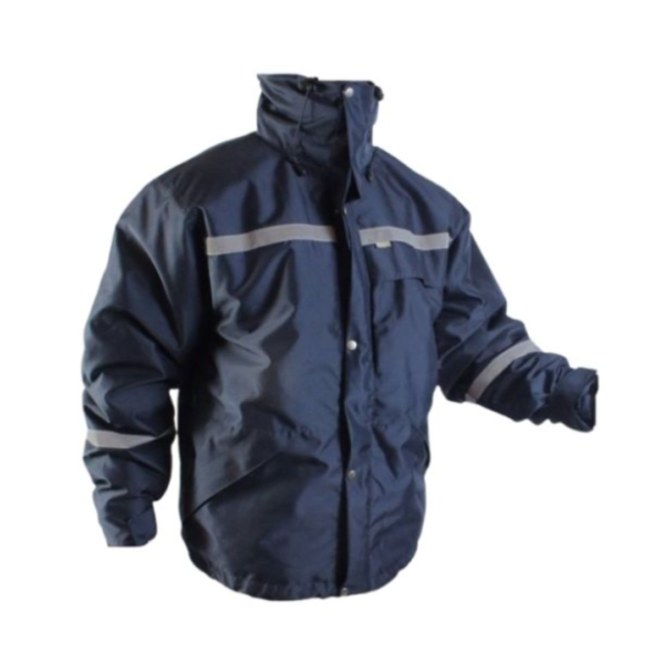 Campera Azul Trucker Impermeable C/Reflectivo (Bajo pedido)