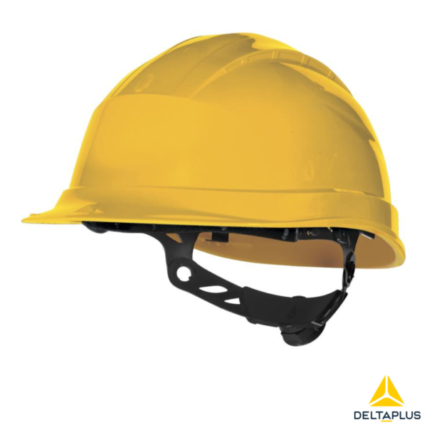 Casco de Obra de Polipropileno Quartz Up III Con Arnes Deltaplus