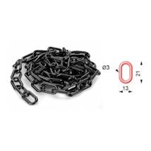 Cadenas Plásticas para Señalizar Modelo 102 Monocolor Pequeña