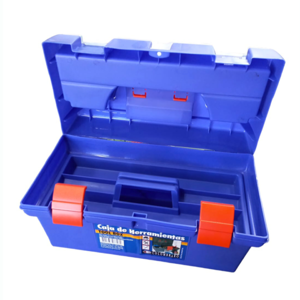 Caja de Herramientas Multiuso C/ Bandeja  y Tapa Organizadora Colombraro - Imagen 3