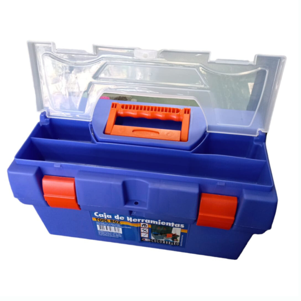Caja de Herramientas Multiuso C/ Bandeja  y Tapa Organizadora Colombraro - Imagen 2